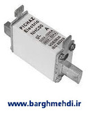 فیوز کاردی 125 آمپر پایه کوتاه پیچازالکتریک سایزC00