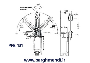 لیمیت سوئیچ PFB-131 پارس فانال