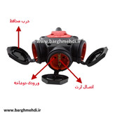 سه راهی صنعتی پارت الکتریک IP44