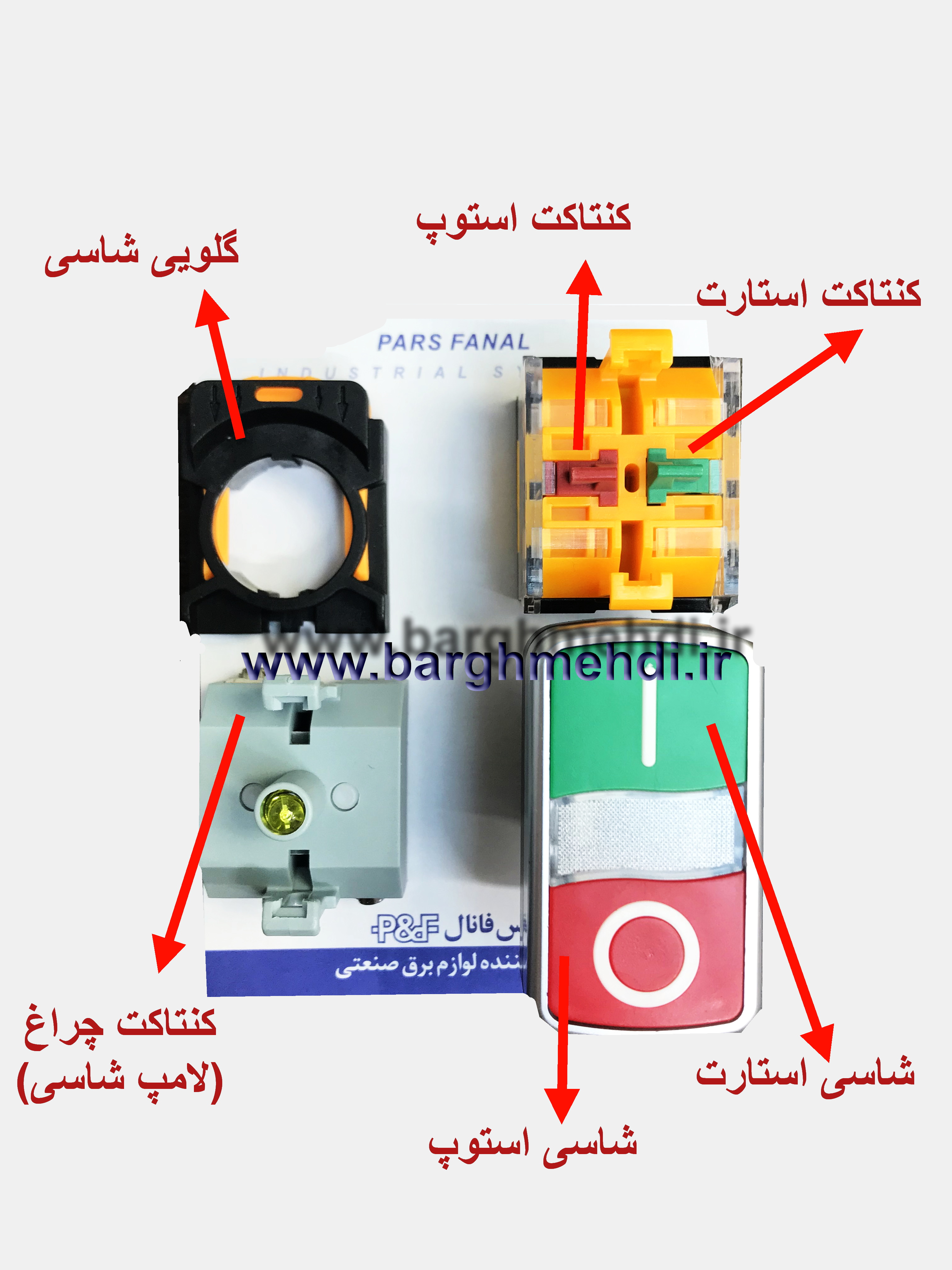 اجزای تشکیل دهنده شاسی دوبل چراغدار