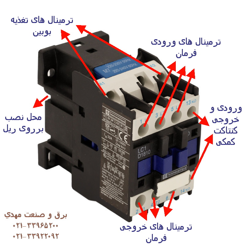 کنتاکتور 25 تله چینی