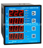 سوپر ولتمتر آمپر متر تابلویی شیواامواج